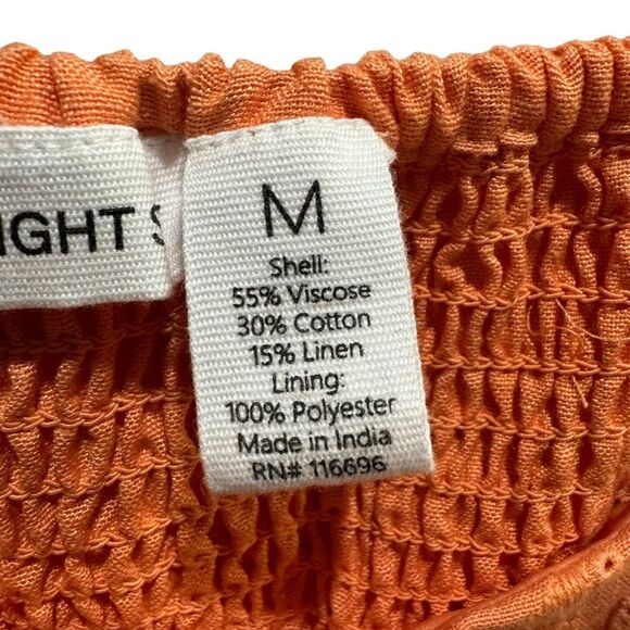 Midnight Sky Viscose-Linen Blend Embroidered Cottagecore Blouse Size Medium NWT - Picture 10 of 10